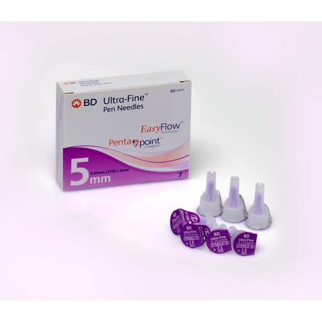 BD ULTRA-FINE Pen-Nadeln 5 mm 31 G 0,25 mm