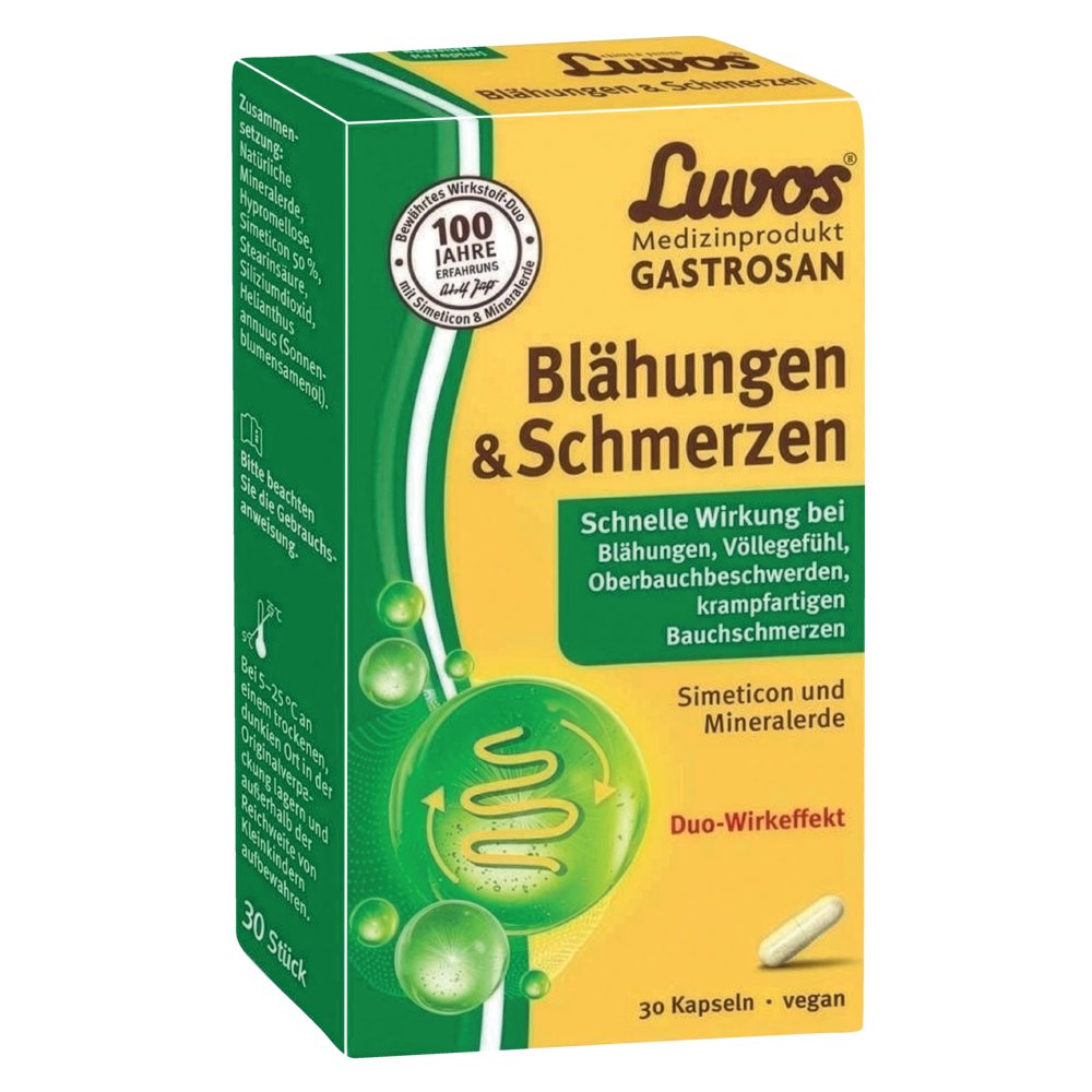 LUVOS Gastrosan Blähungen & Schmerzen Kapseln