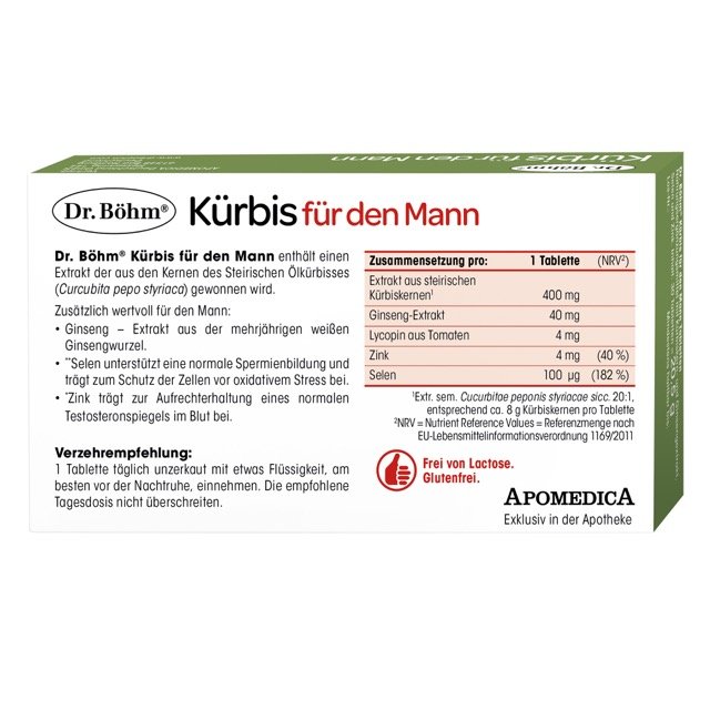 Dr. Böhm® Kürbis für den Mann
