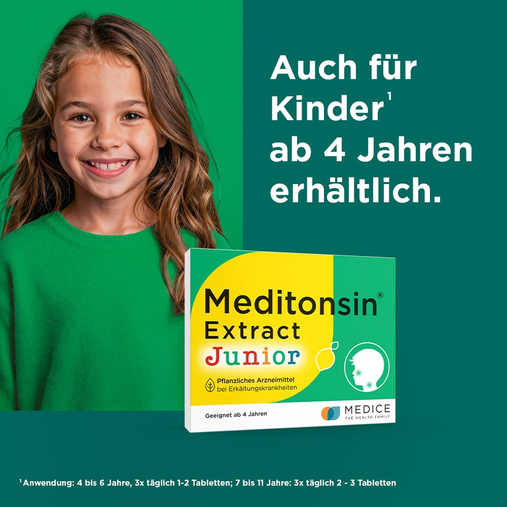 MEDITONSIN Extract pflanzliche Erkältungstabletten