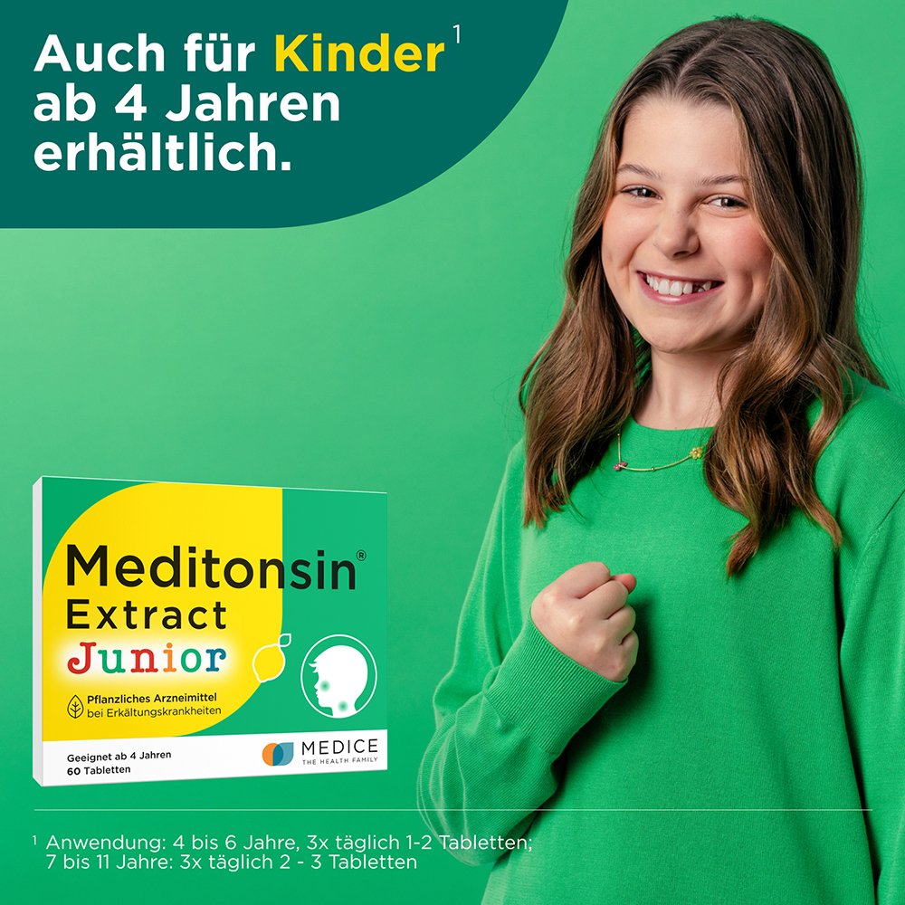 MEDITONSIN Extract pflanzliche Erkältungstabletten