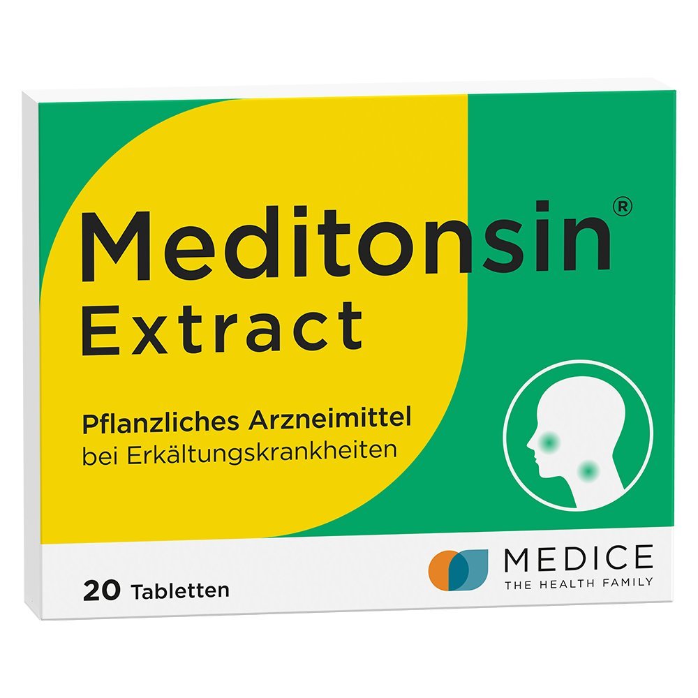Meditonsin Extract Pflanzliche Erkältungstabletten 20 Stk. 