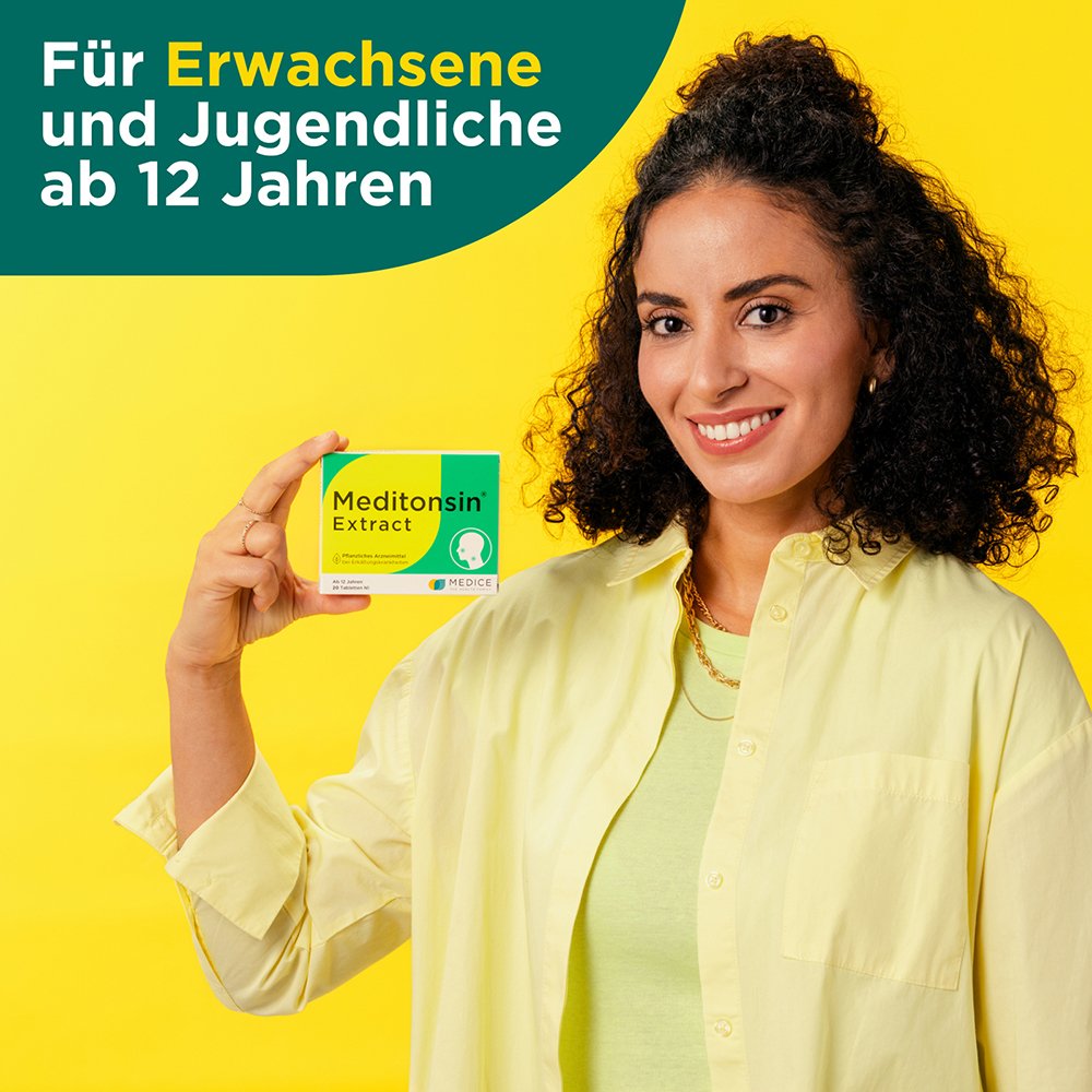 Meditonsin Extract Pflanzliche Erkältungstabletten 20 Stk. 