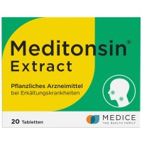 Meditonsin Extract Pflanzliche Erkältungstabletten 20 Stk.