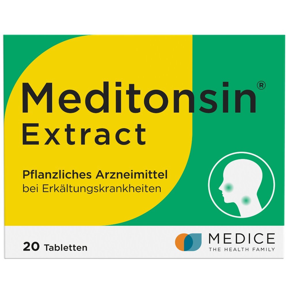 Meditonsin Extract Pflanzliche Erkältungstabletten 20 Stk.
