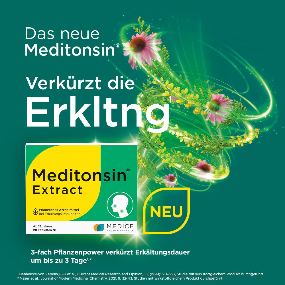MEDITONSIN Extract Junior pflanzl.Erkältungstabl.