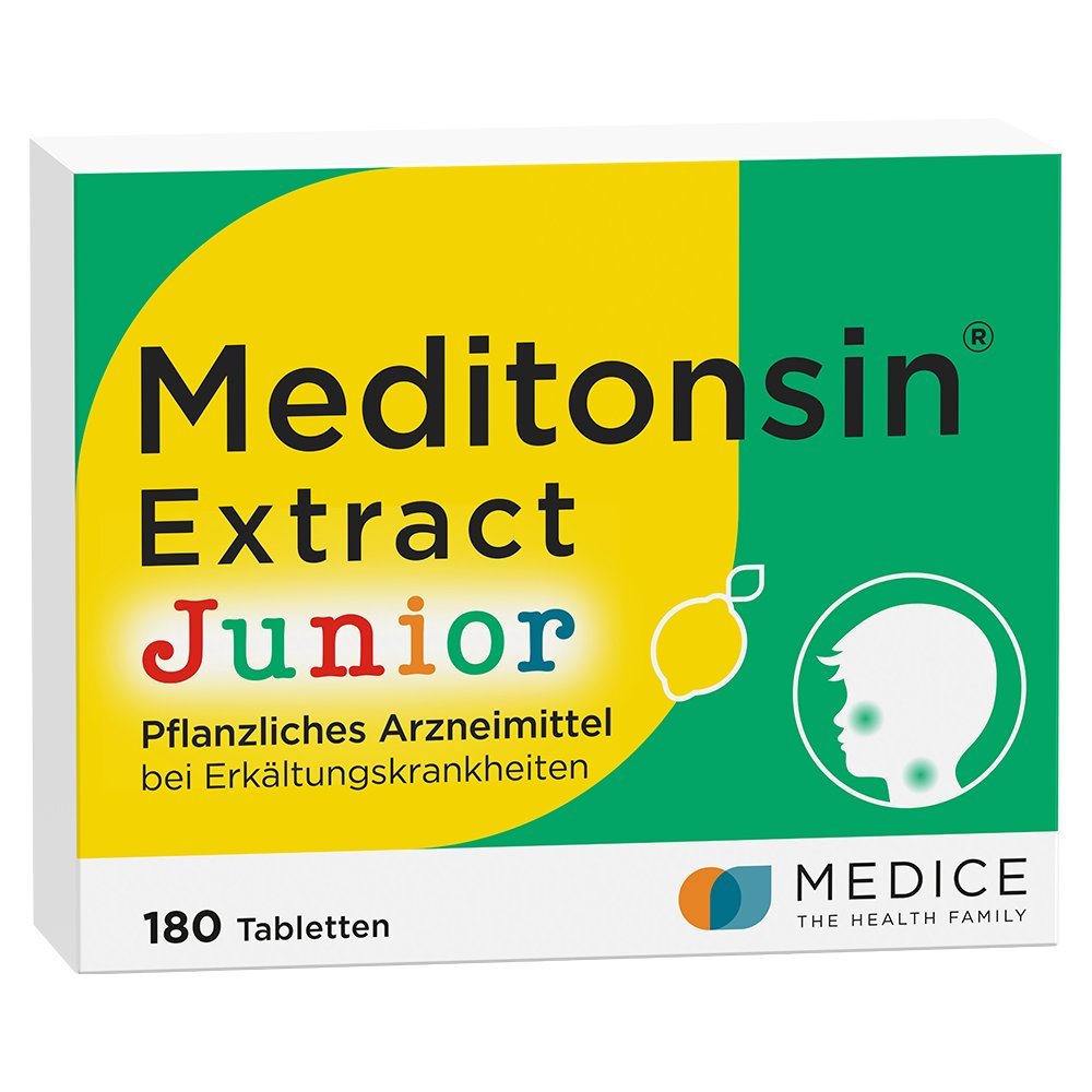 MEDITONSIN Extract Junior pflanzl.Erkältungstabl.