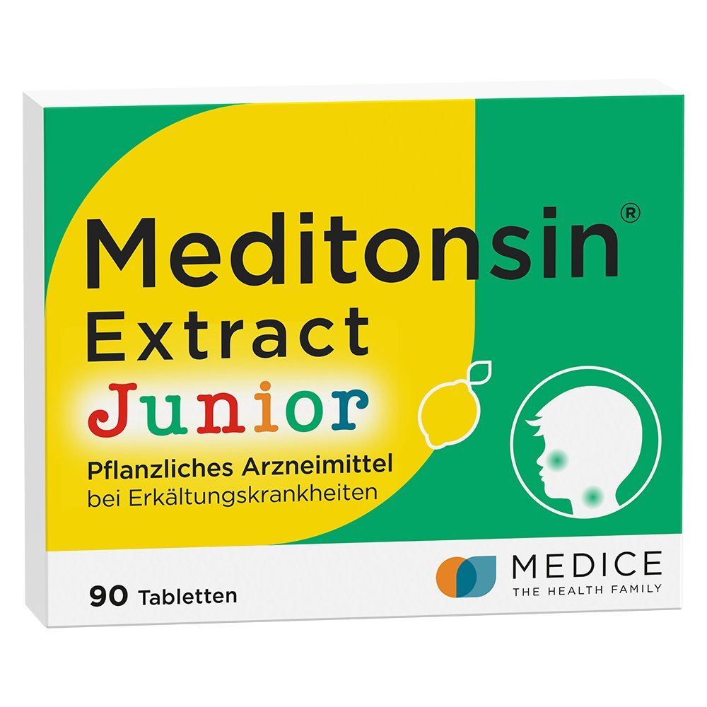 Meditonsin Extract Junior Pflanzliche Erkältungstabletten 90 Stk. 