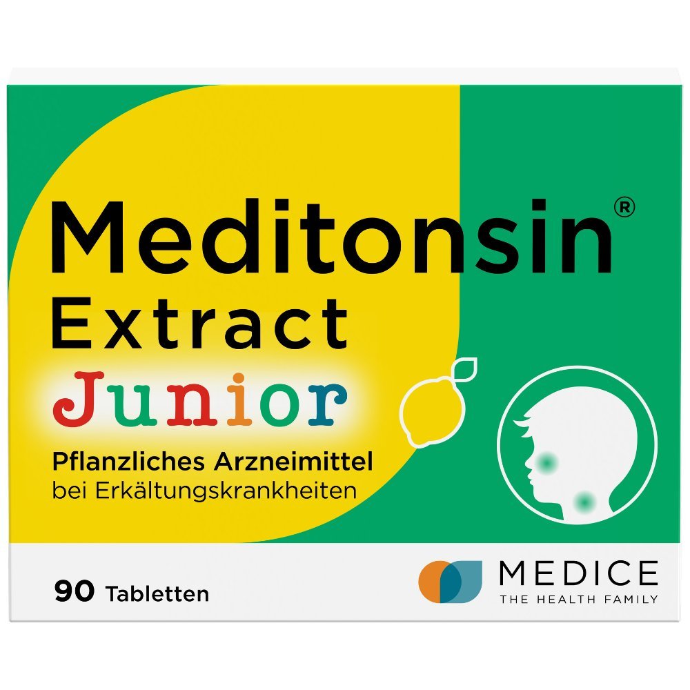 Meditonsin Extract Junior Pflanzliche Erkältungstabletten 90 Stk.