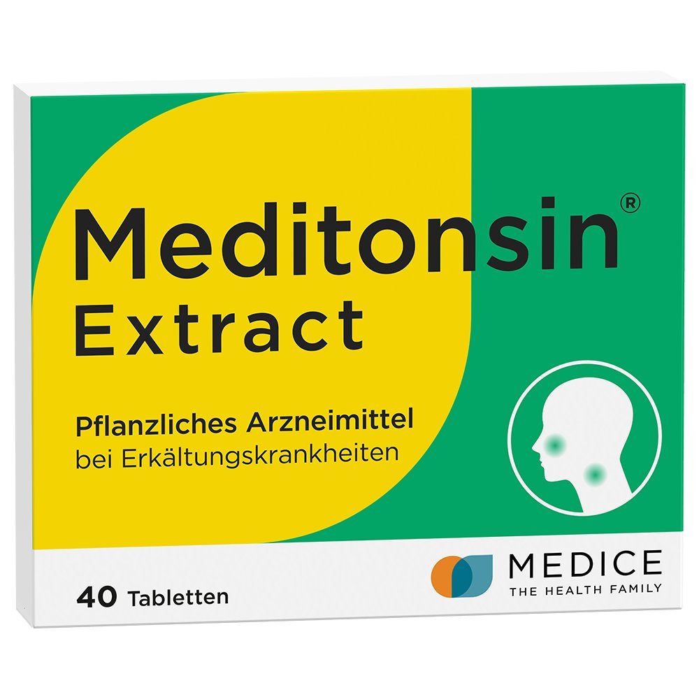 Meditonsin Extract Pflanzliche Erkältungstabletten 40 Stk. 