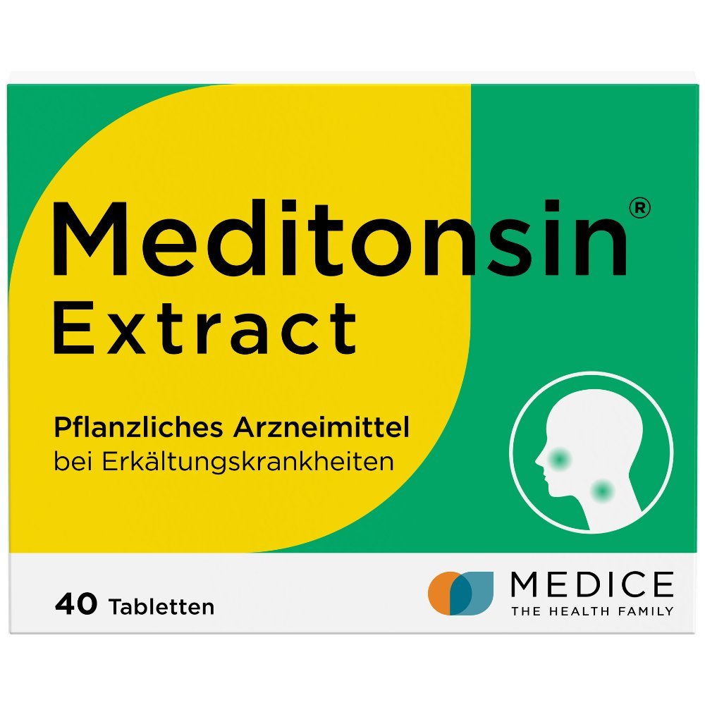 Meditonsin Extract Pflanzliche Erkältungstabletten 40 Stk.