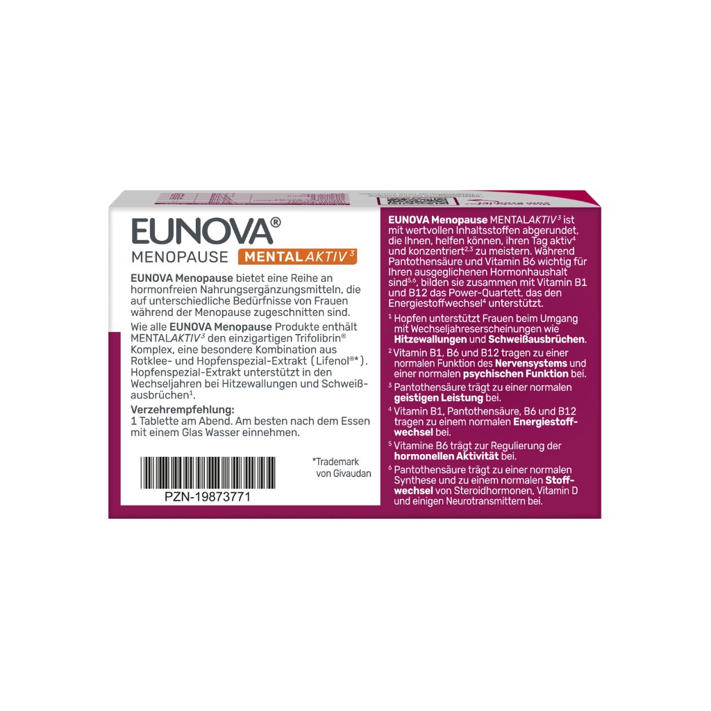 EUNOVA Menopause Mental Aktiv Tabletten