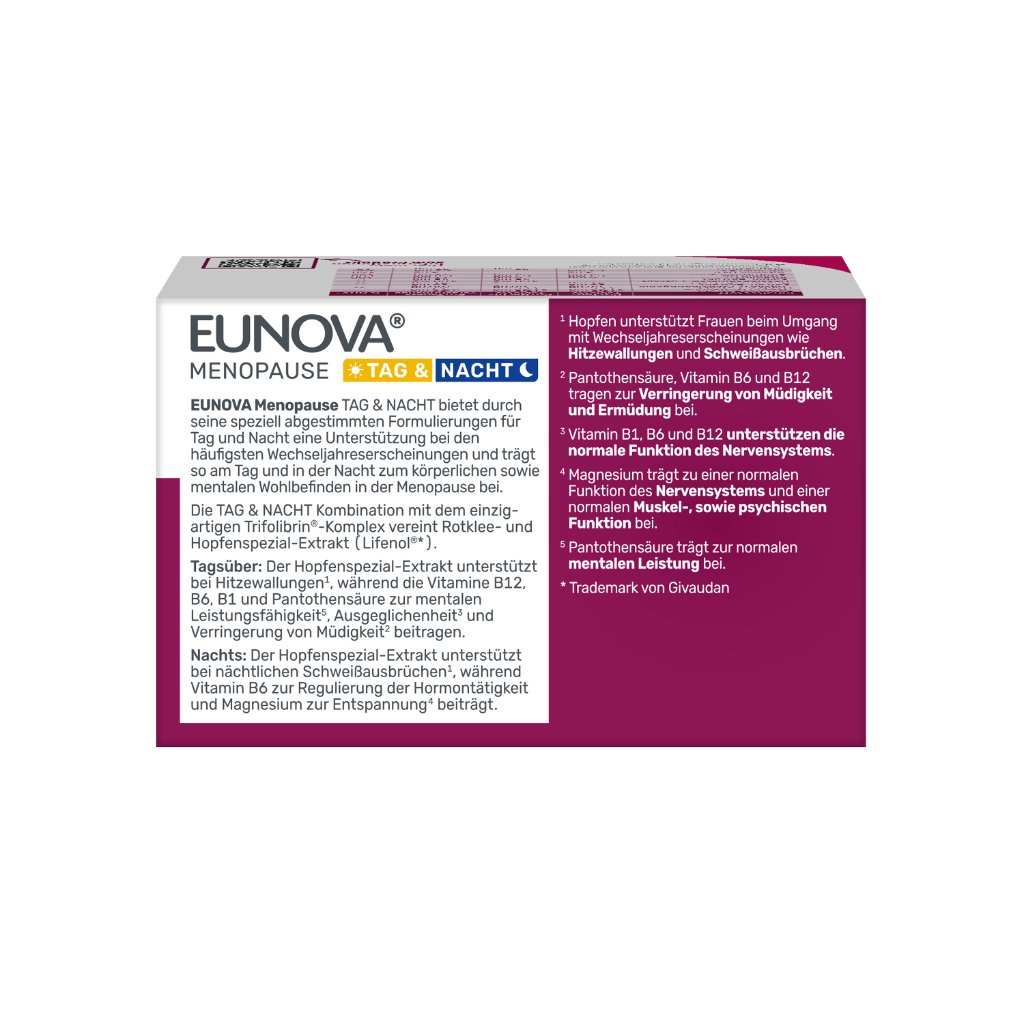 EUNOVA Menopause Tag & Nacht Tabletten