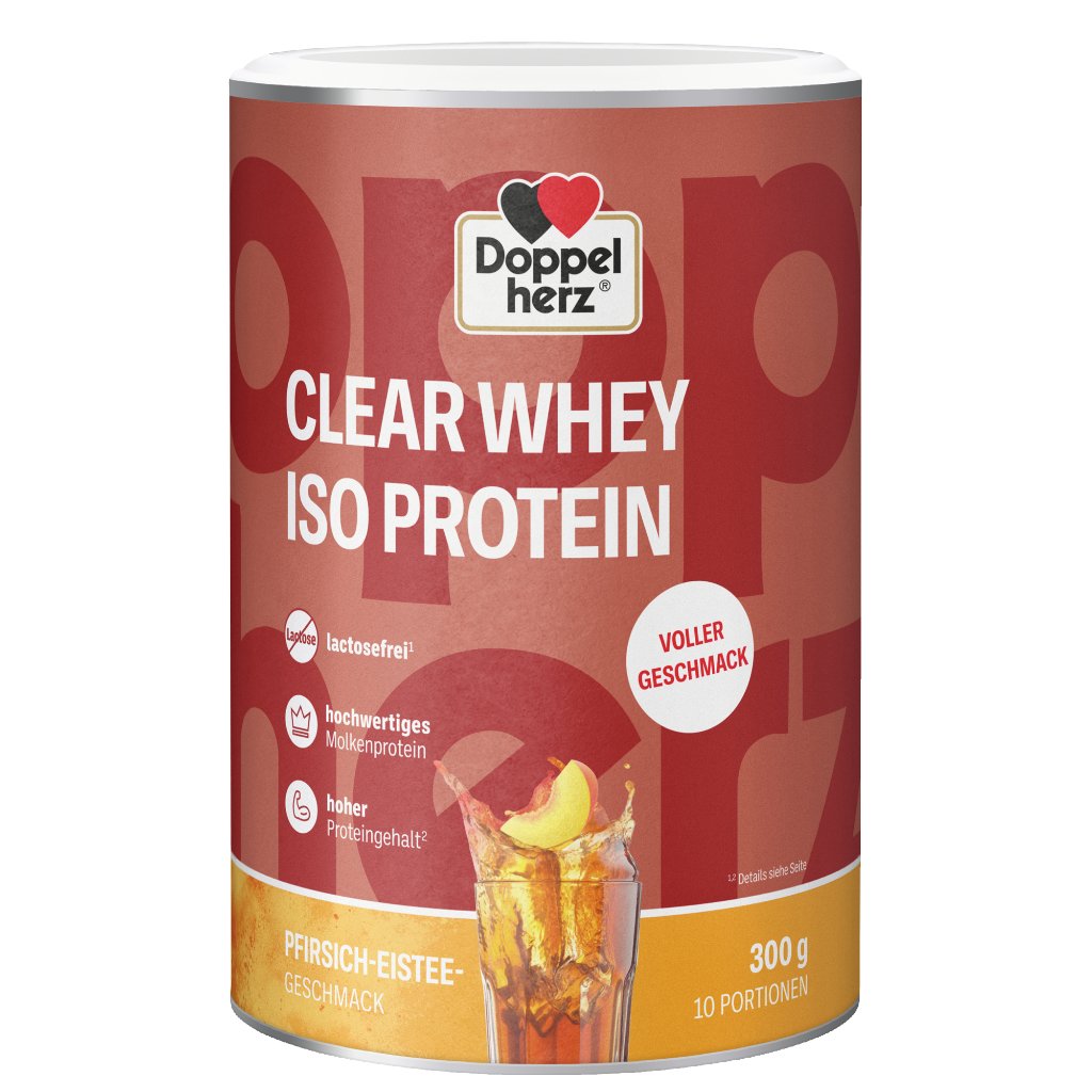 Doppelherz CLEAR WHEY ISO PROTEIN Pfirsich-Eistee