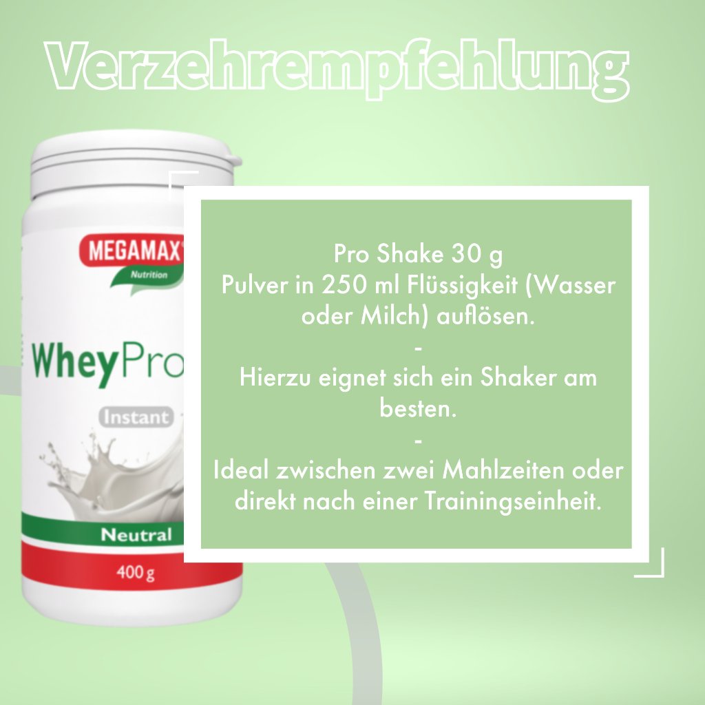 WHEY 100% ultra reines Molkenprotein Megamax Pulv.