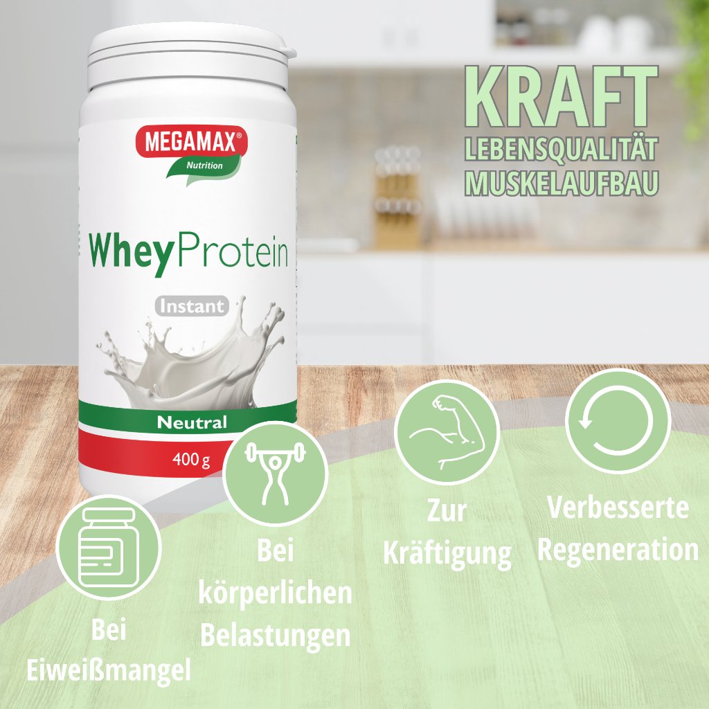 WHEY 100% ultra reines Molkenprotein Megamax Pulv.