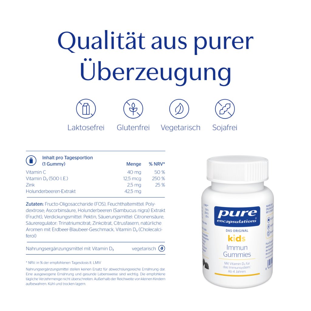 PURE ENCAPSULATIONS Kids Immun Gummies