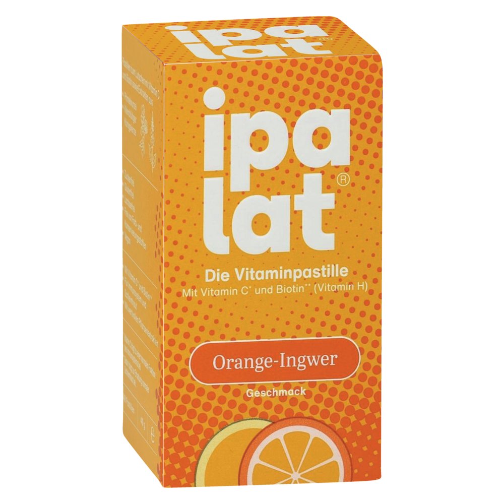 IPALAT Die Vitaminpastille Orange-Ingwer