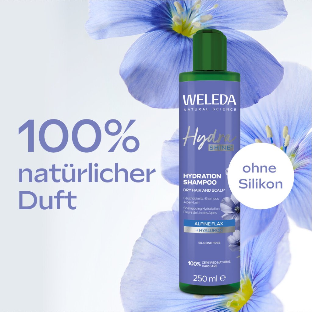 Weleda Hydra Shine Feuchtigkeits-Shampoo – Glanz & Pflege