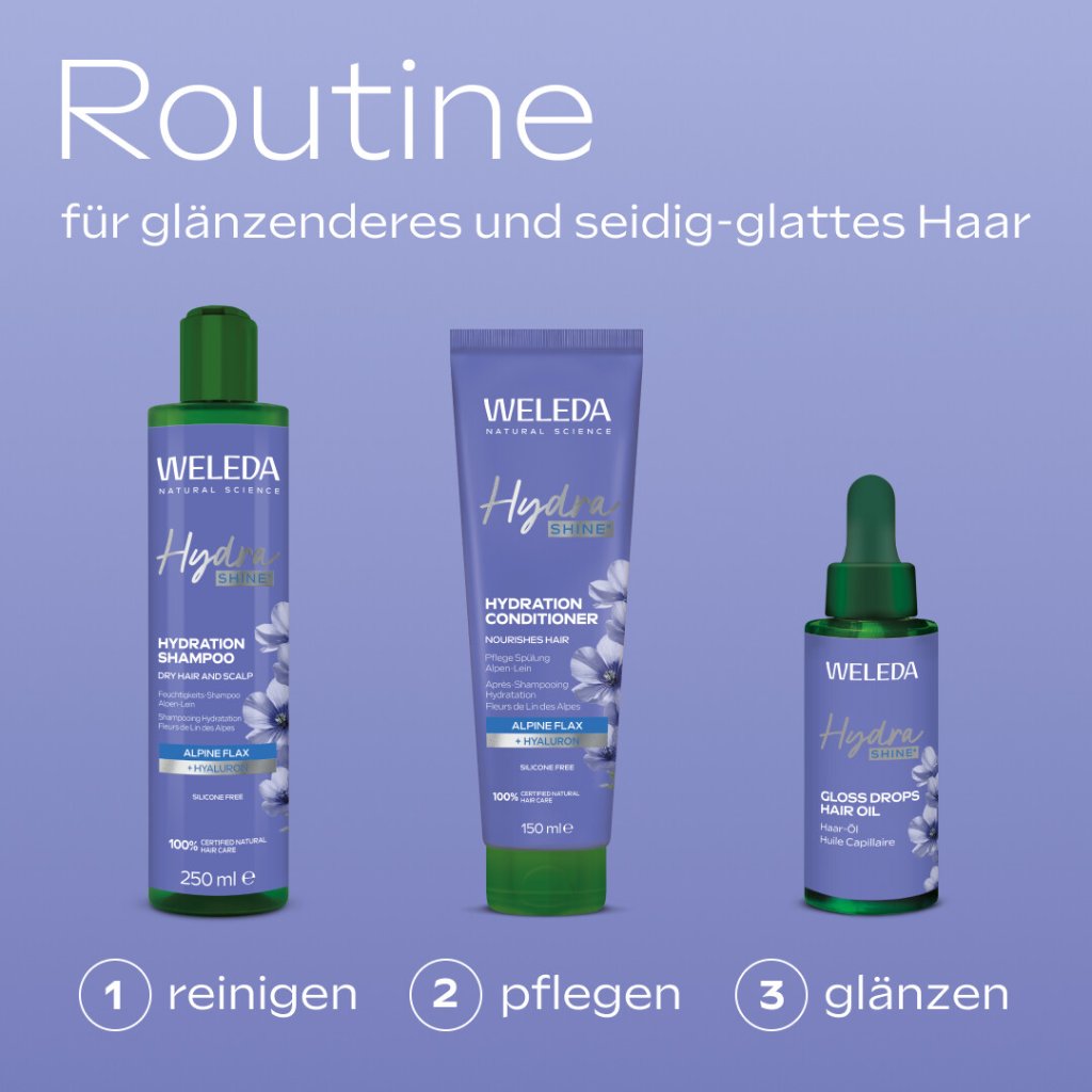 Weleda Hydra Shine Feuchtigkeits-Shampoo – Glanz & Pflege