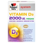 Doppelherz system VITAMIN D3 I.E. VEGAN - KNOCHEN * MUSKELN * IMMUNSYSTEM