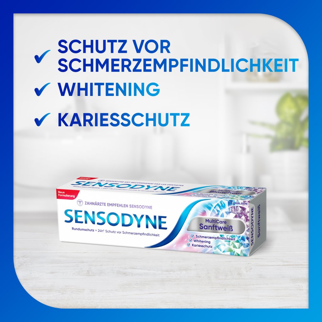 SENSODYNE MultiCare Sanftweiß Zahnpasta