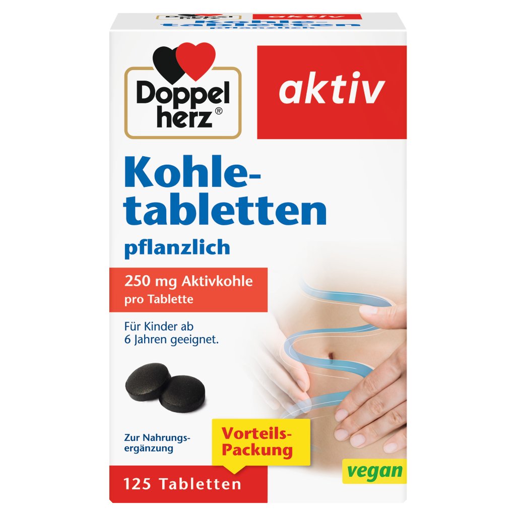 Doppelherz Kohletabletten pflanzlich