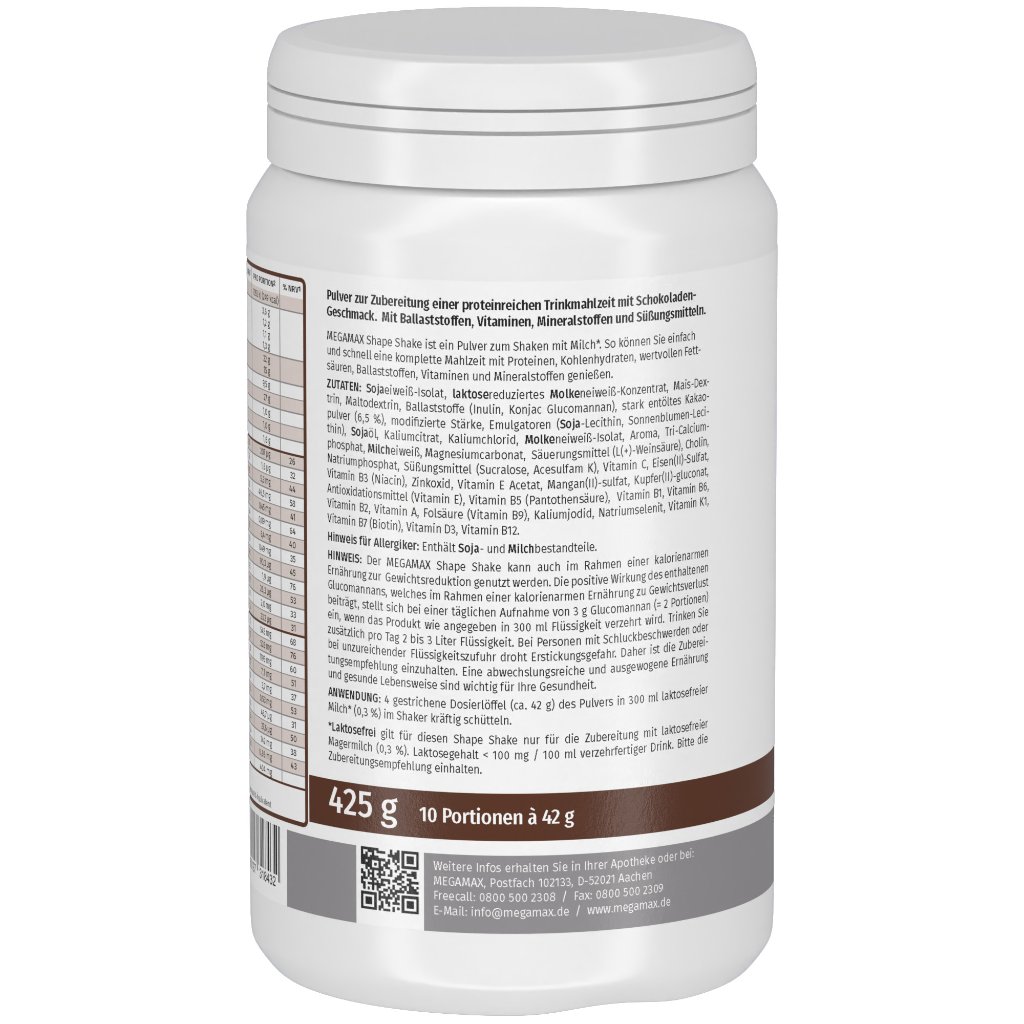 SHAPE SHAKE Schoko f.Gewichtskont.Megamax Pulver