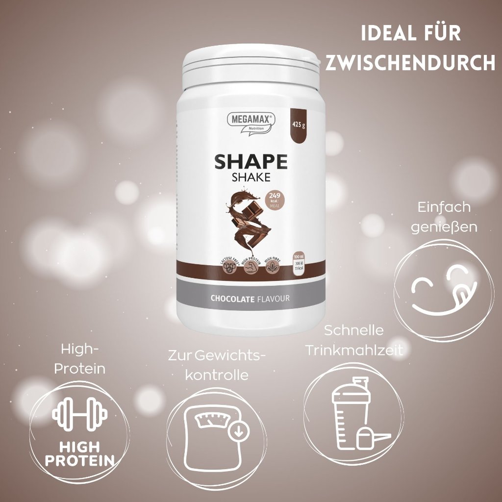SHAPE SHAKE Schoko f.Gewichtskont.Megamax Pulver