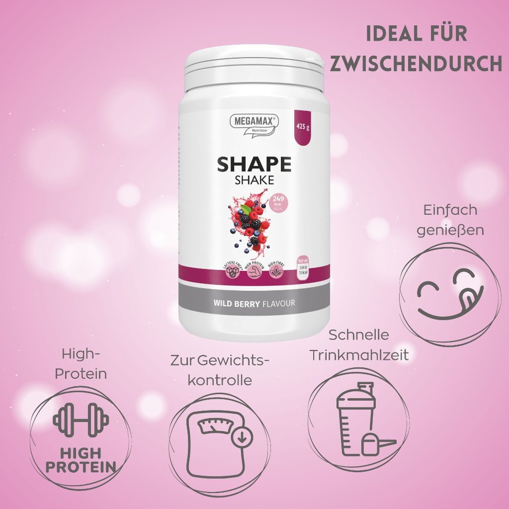 SHAPE SHAKE wild Berry f.Gewichtskont.Megamax Plv.