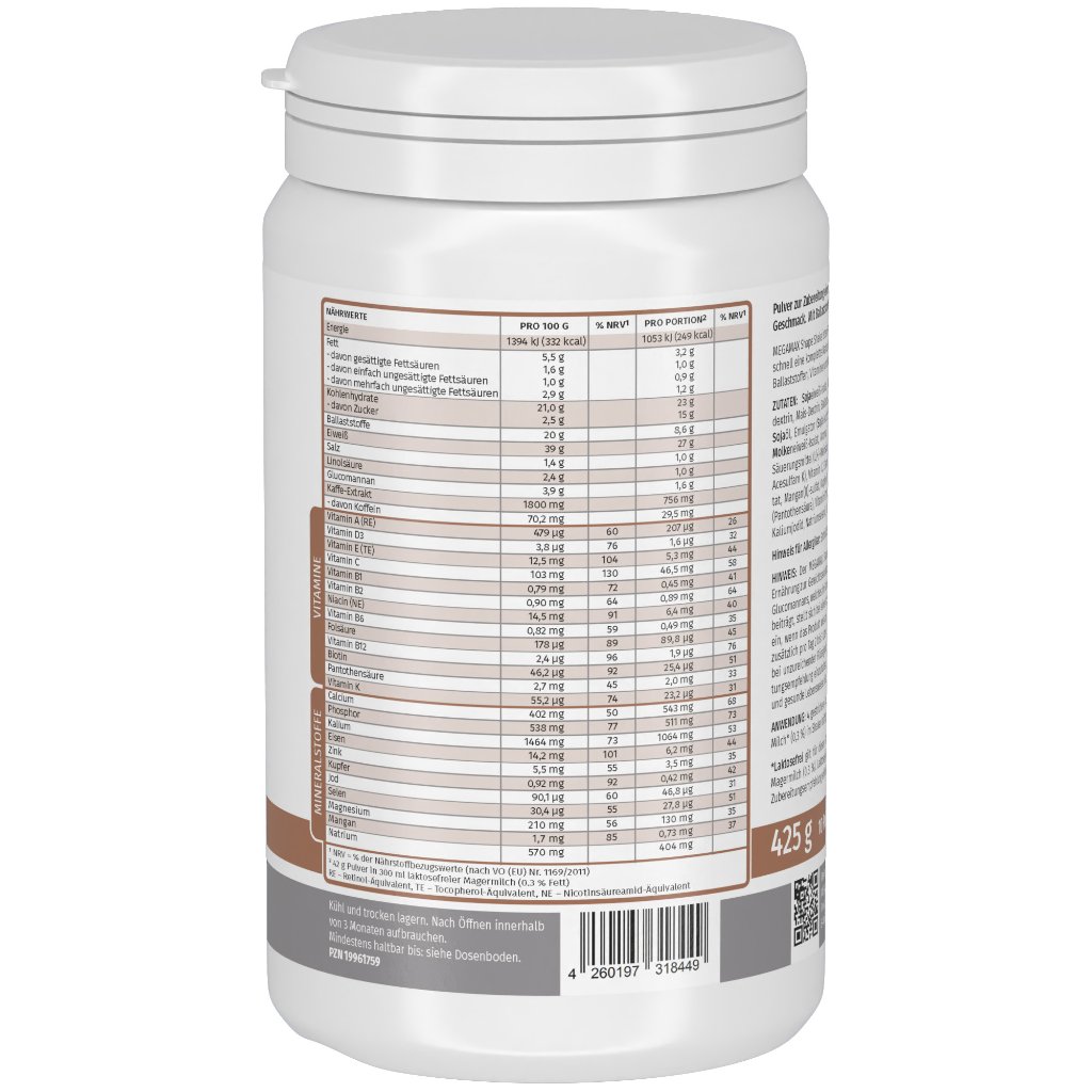 SHAPE SHAKE Cappuccino f.Gewichtskont.Megamax Plv.