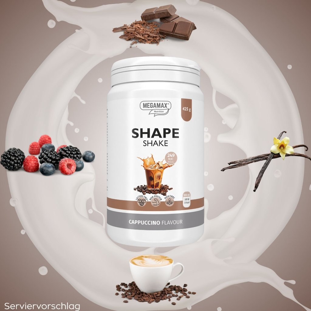 SHAPE SHAKE Cappuccino f.Gewichtskont.Megamax Plv.
