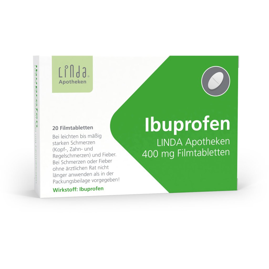 IBUPROFEN LINDA Apotheken 400 mg Filmtabletten
