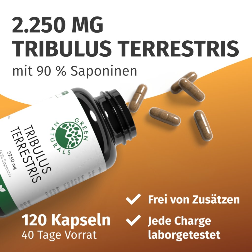 GREEN NATURALS Tribulus Terrestris 2.250 mg vegan