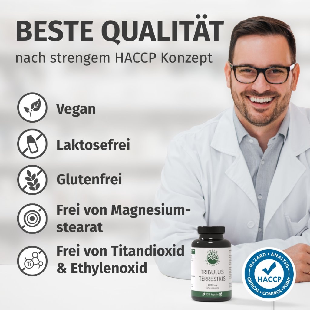 GREEN NATURALS Tribulus Terrestris 2.250 mg vegan