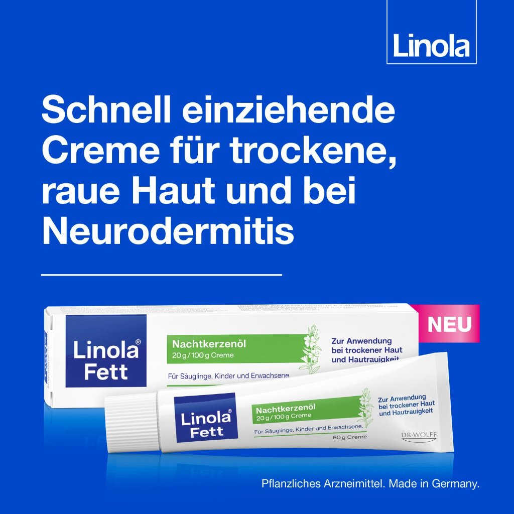 LINOLA Fett Nachtkerzenöl 20 g/100 g Creme