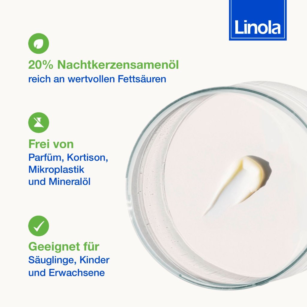 LINOLA Fett Nachtkerzenöl 20 g/100 g Creme