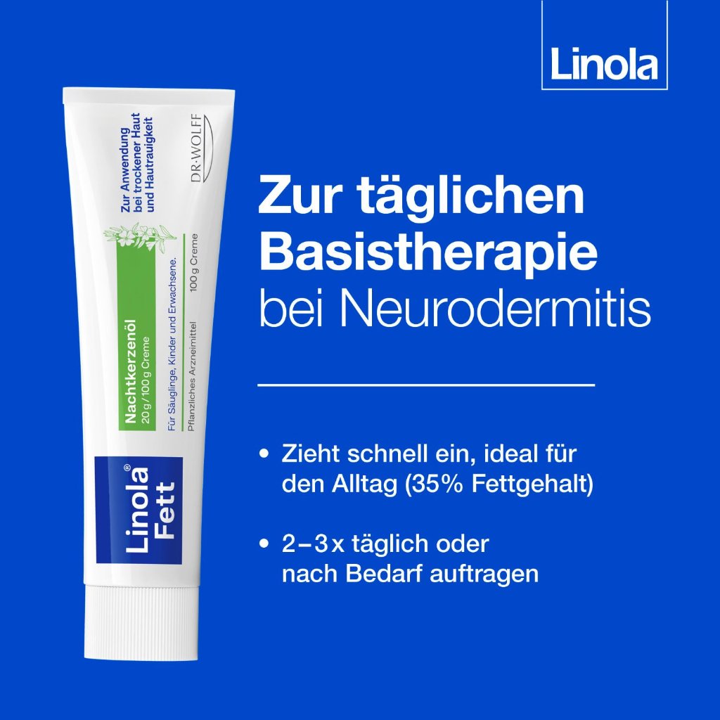 LINOLA Fett Nachtkerzenöl 20 g/100 g Creme