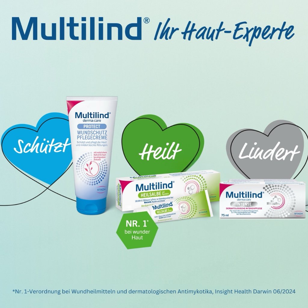 Multilind® Wund- und Heilsalbe mit Zinkoxid und Nystatin