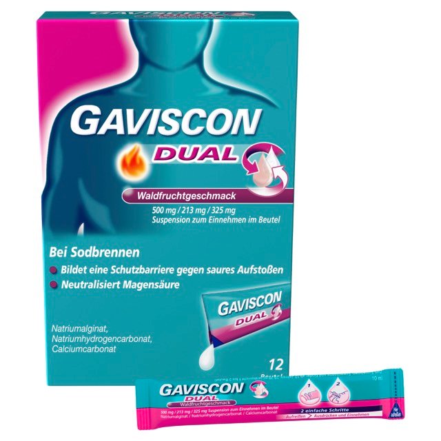 GAVISCON Dual Suspension mit Zweifachwirkung gegen Sodbrennen