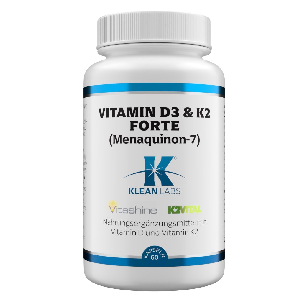 Klean Labs Vitamin D3 & K2 forte Menaquinon 7