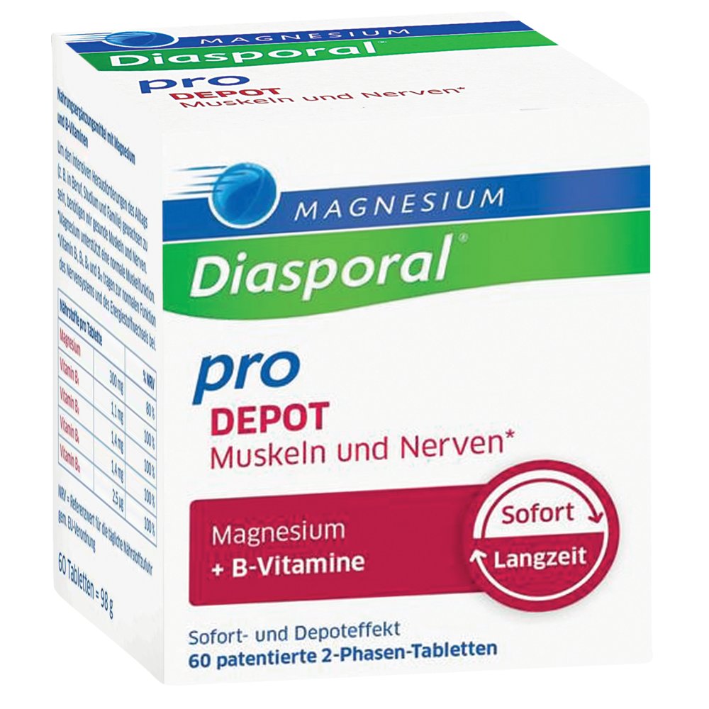 MAGNESIUM DIASPORAL pro+B-Vit.DEPOT Musk.+Nerv.Tab