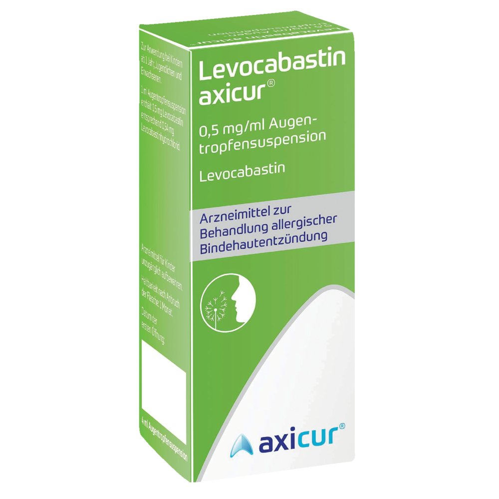 LEVOCABASTIN axicur 0,5 mg/ml Augentropfensusp.