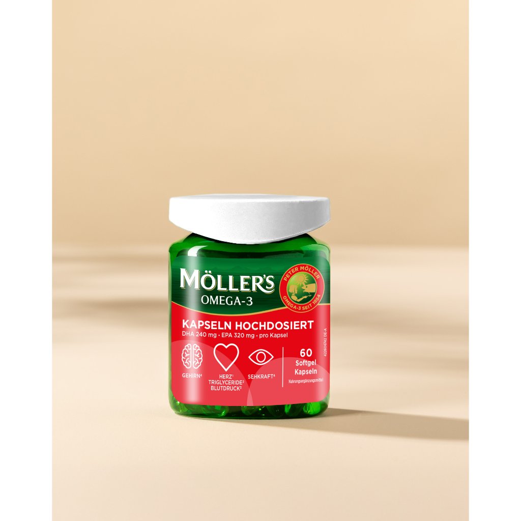 MÖLLER'S Omega-3 Kapseln hochdosiert