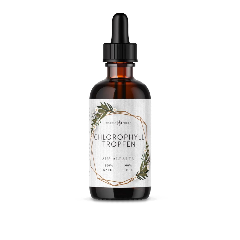 Nordic Pure Chlorophyll-Tropfen aus Alfalfa