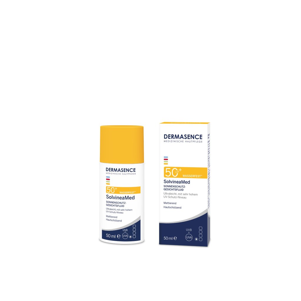 DERMASENCE SolvineaMed Sonnenschutz-Gesichtsfluid LSF50, 50 ml