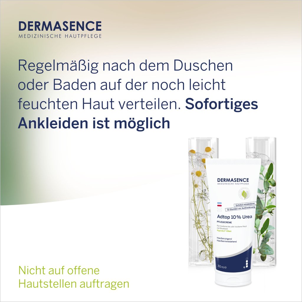 DERMASENCE Adtop 10 % Urea Pflegecreme, 200 ml