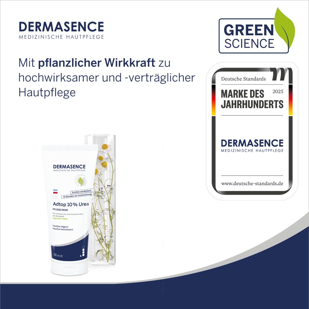 DERMASENCE Adtop 10 % Urea Pflegecreme, 200 ml