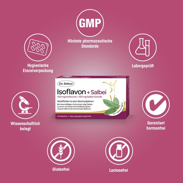 Dr. Böhm® Isoflavon + Salbei Tabletten