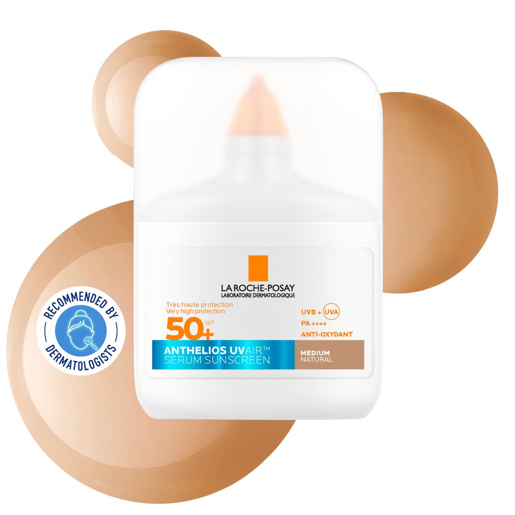 Anthelios UV Air Serum Getönt LSF 50+ Medium, 50 ml
